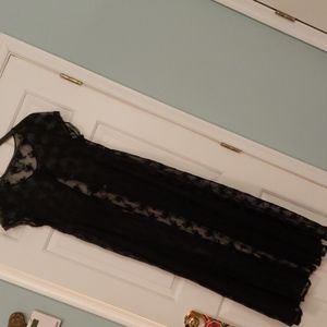 TORRID Long Mesh Duster